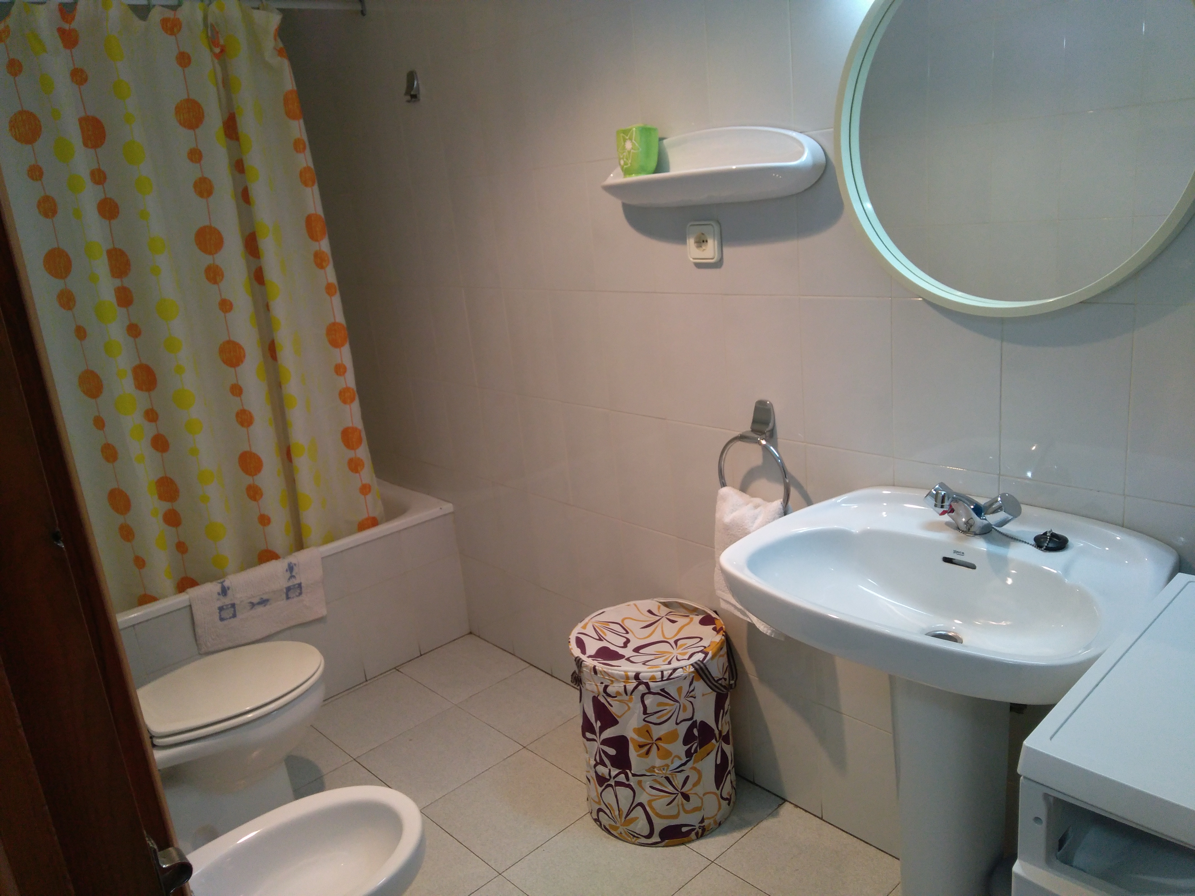 Bany complet de l'apartament de Casa Campaner