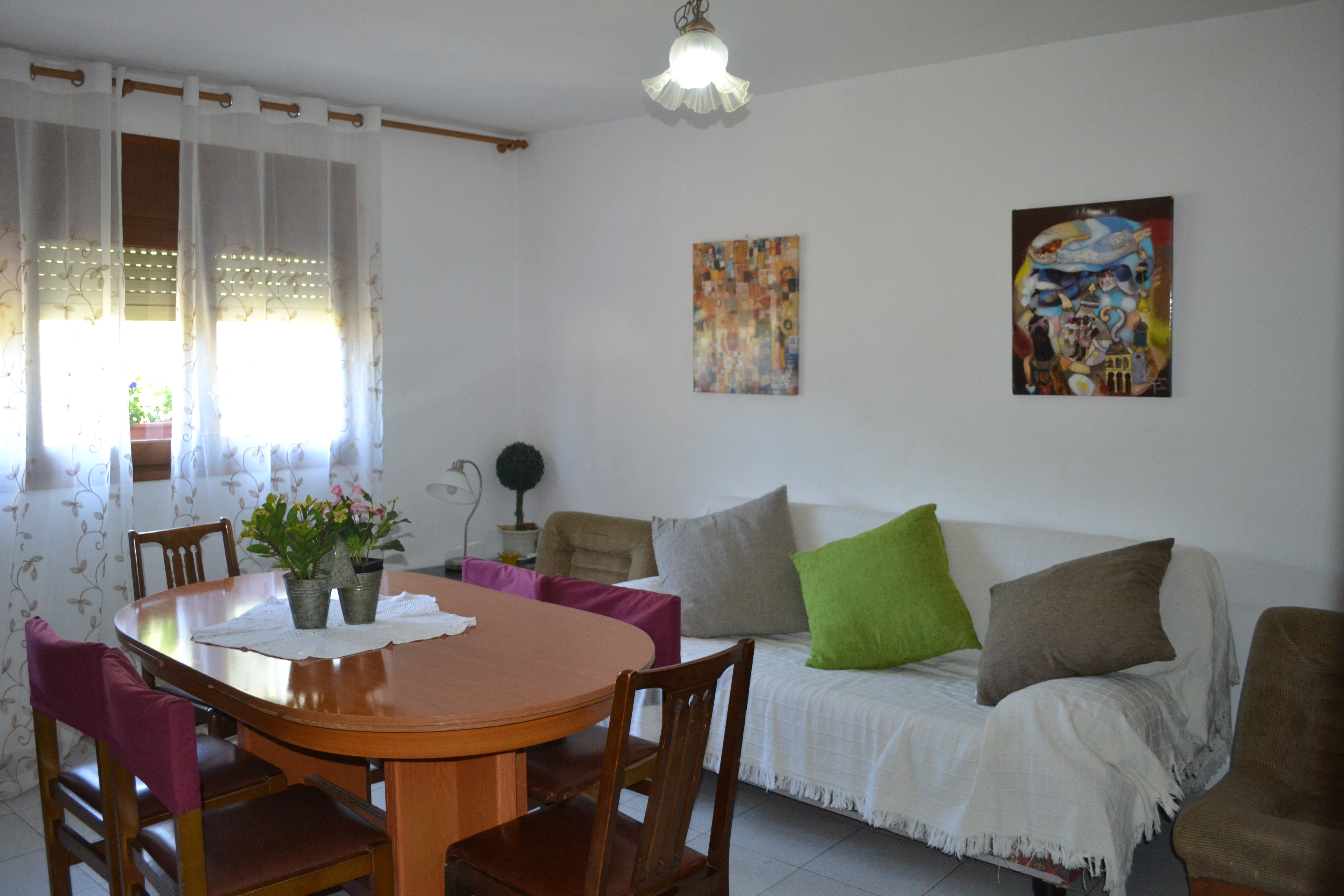 Menjador de l'apartament de Casa Campaner